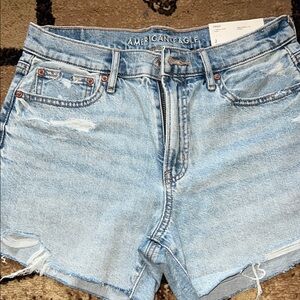 American Eagle Outfitters Women's Light Blue Denim Shorts 2